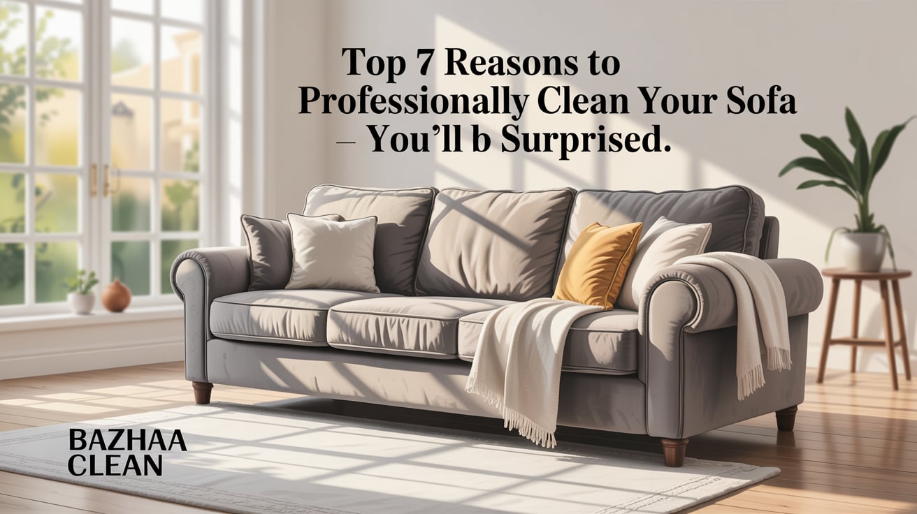 Top 7 Reasons to Professionally Clean Your Sofa – You’ll Be Surprised