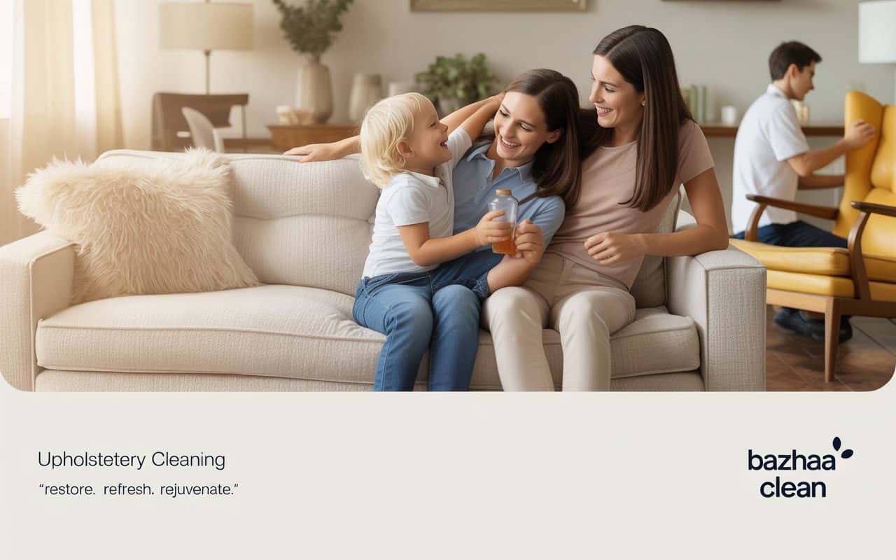 Professional upholstery cleaning to refresh your furniture, remove stains, and extend fabric life. Safe, deep, and effective service.